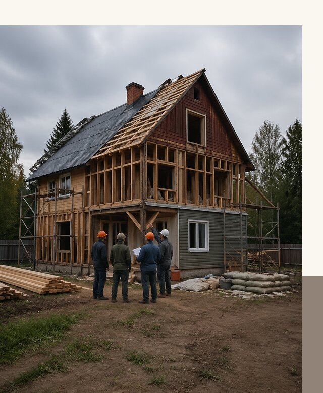 Реконструкция дачного дома в Якутске под ключ с проектом